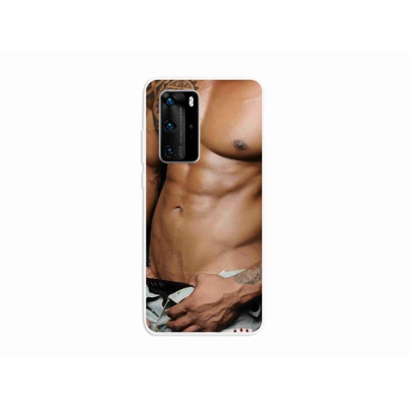 Gelový kryt mmCase na mobil Huawei P40 Pro - sexy muž