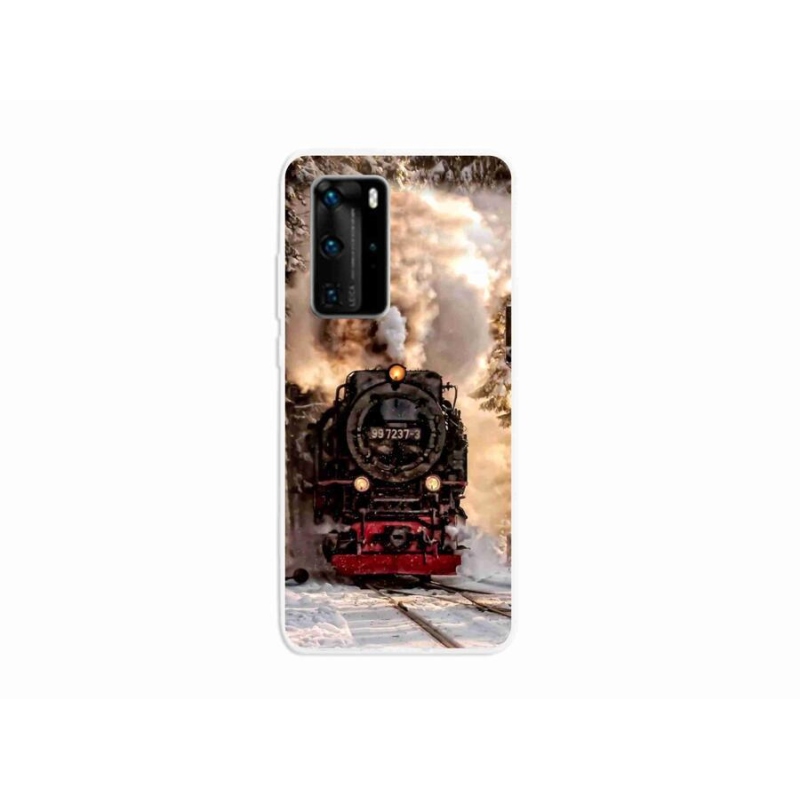 Gelový kryt mmCase na mobil Huawei P40 Pro - vlak