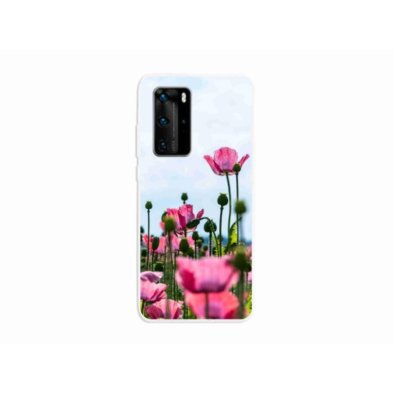 Gelový kryt mmCase na mobil Huawei P40 Pro - vlčí mák