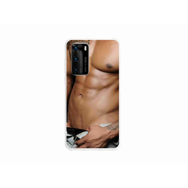 Gelový kryt mmCase na mobil Huawei P40 - sexy muž