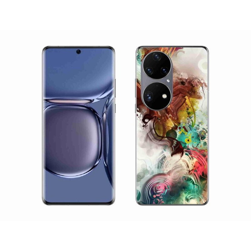 Gelový kryt mmCase na mobil Huawei P50 Pro - abstrakt 1