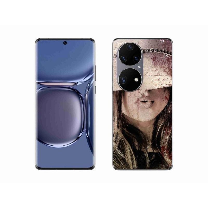 Gelový kryt mmCase na mobil Huawei P50 Pro - dívka