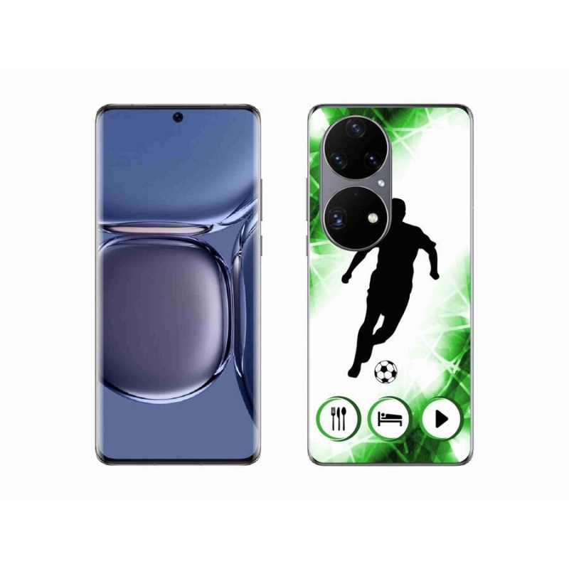Gelový kryt mmCase na mobil Huawei P50 Pro - fotbalista