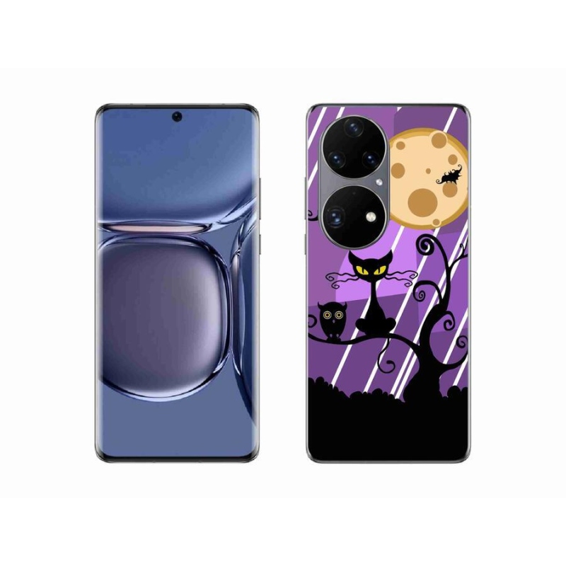 Gelový kryt mmCase na mobil Huawei P50 Pro - halloween