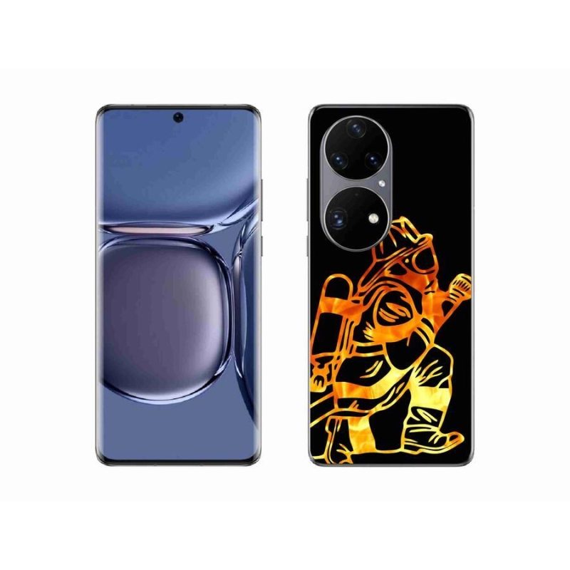 Gelový kryt mmCase na mobil Huawei P50 Pro - hasič 1