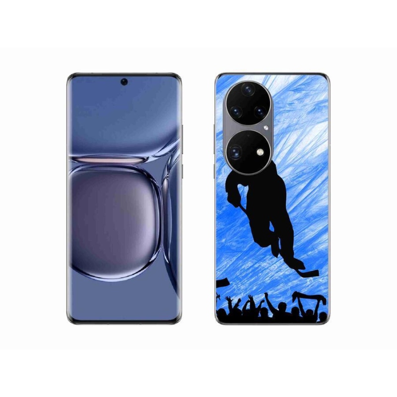 Gelový kryt mmCase na mobil Huawei P50 Pro - hokejový hráč