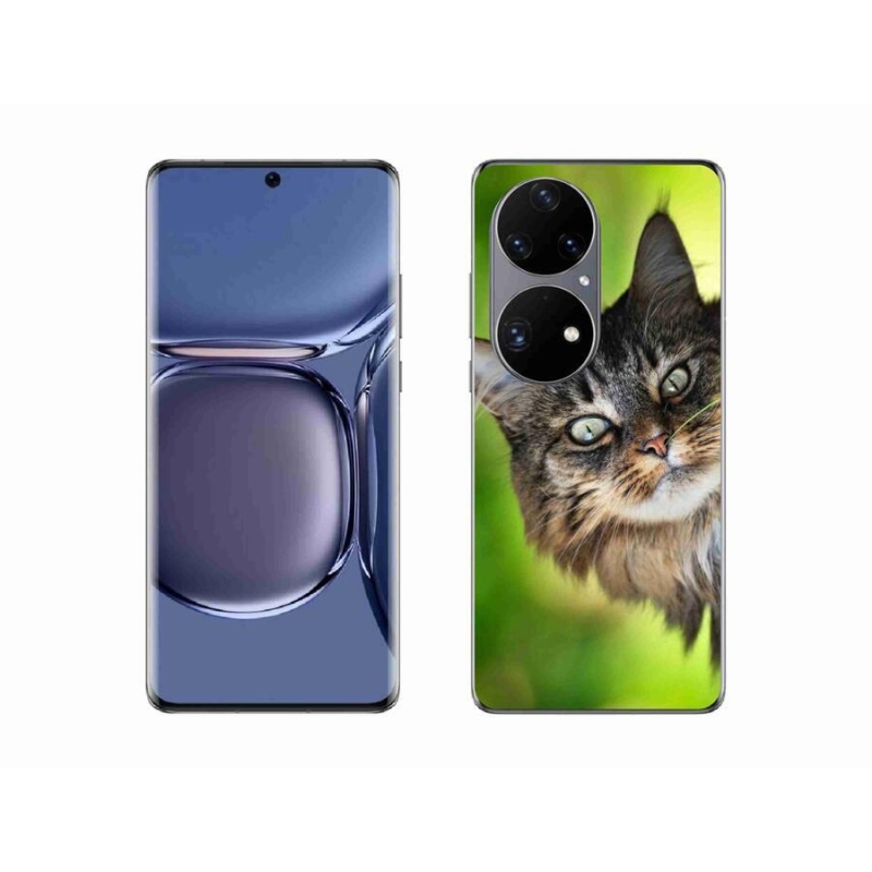 Gelový kryt mmCase na mobil Huawei P50 Pro - kočka 3