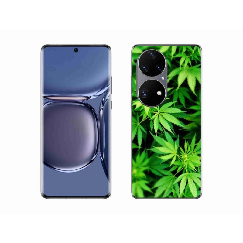 Gelový kryt mmCase na mobil Huawei P50 Pro - konopí 3