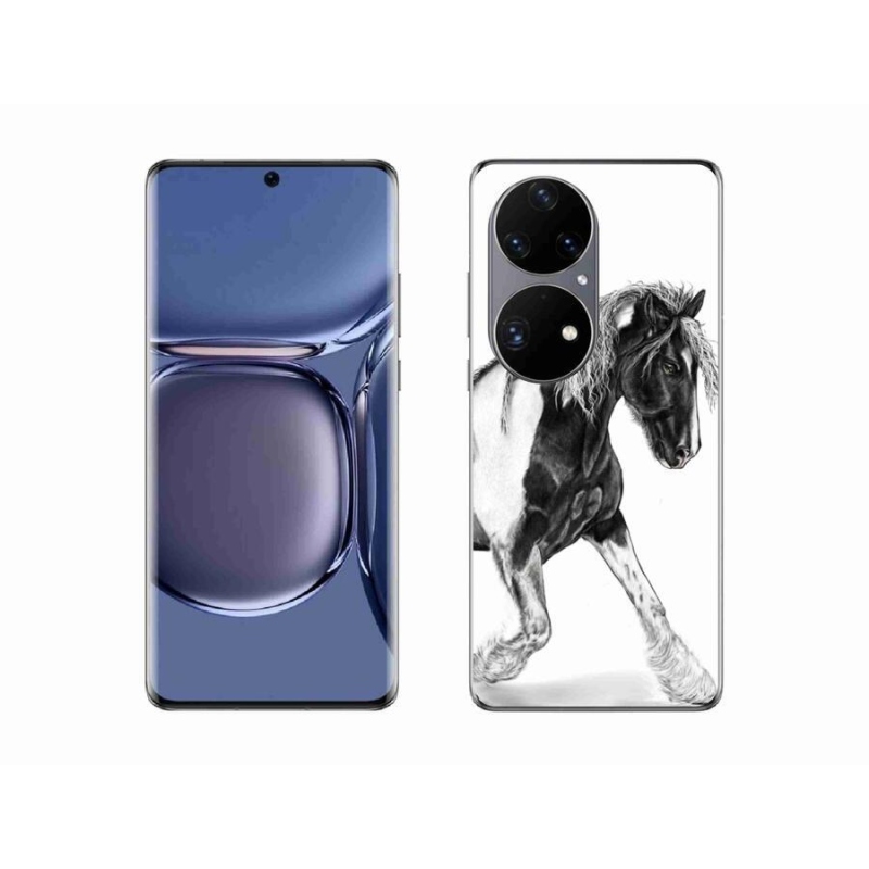 Gelový kryt mmCase na mobil Huawei P50 Pro - kůň