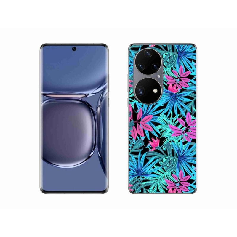 Gelový kryt mmCase na mobil Huawei P50 Pro - květiny 3