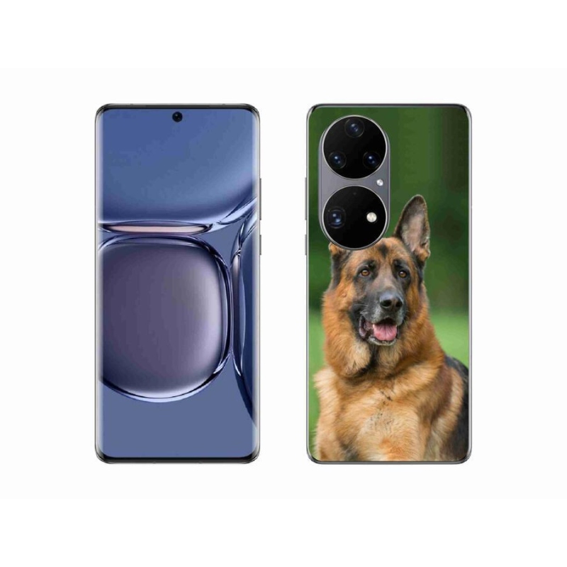 Gelový kryt mmCase na mobil Huawei P50 Pro - německý ovčák