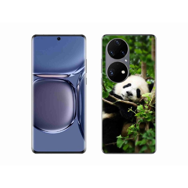 Gelový kryt mmCase na mobil Huawei P50 Pro - panda
