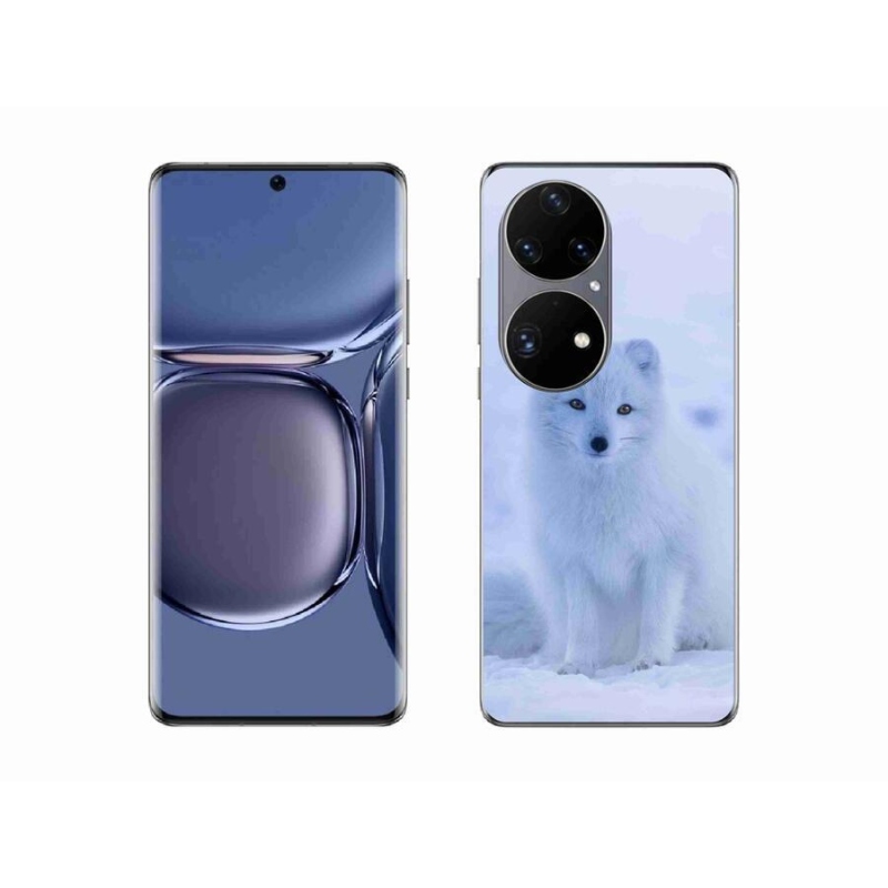 Gelový kryt mmCase na mobil Huawei P50 Pro - polární liška