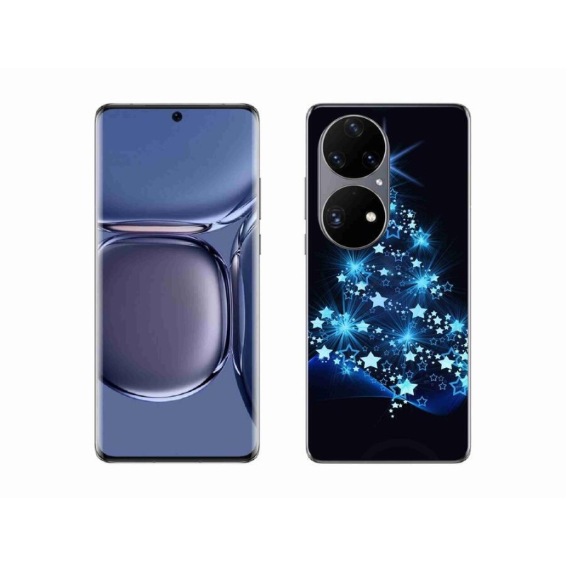 Gelový kryt mmCase na mobil Huawei P50 Pro - vánoční stromek