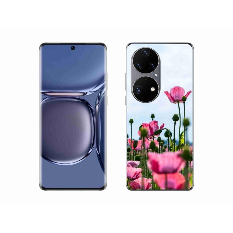 Gelový kryt mmCase na mobil Huawei P50 Pro - vlčí mák