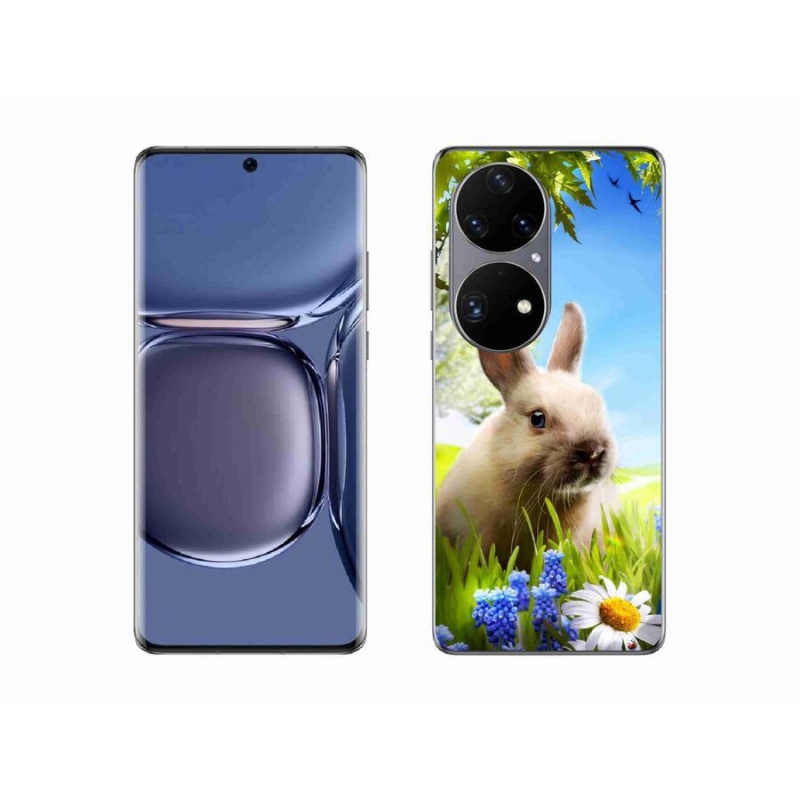 Gelový kryt mmCase na mobil Huawei P50 Pro - zajíček