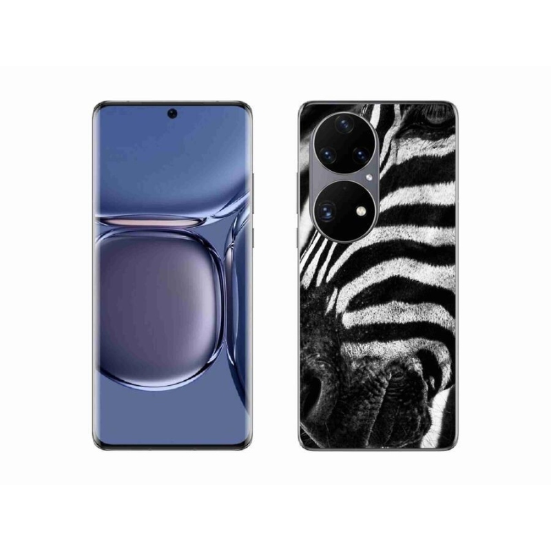 Gelový kryt mmCase na mobil Huawei P50 Pro - zebra