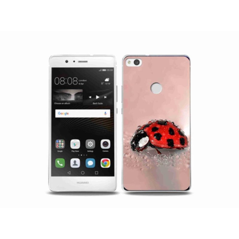 Gelový kryt mmCase na mobil Huawei P9 Lite (2017) - beruška