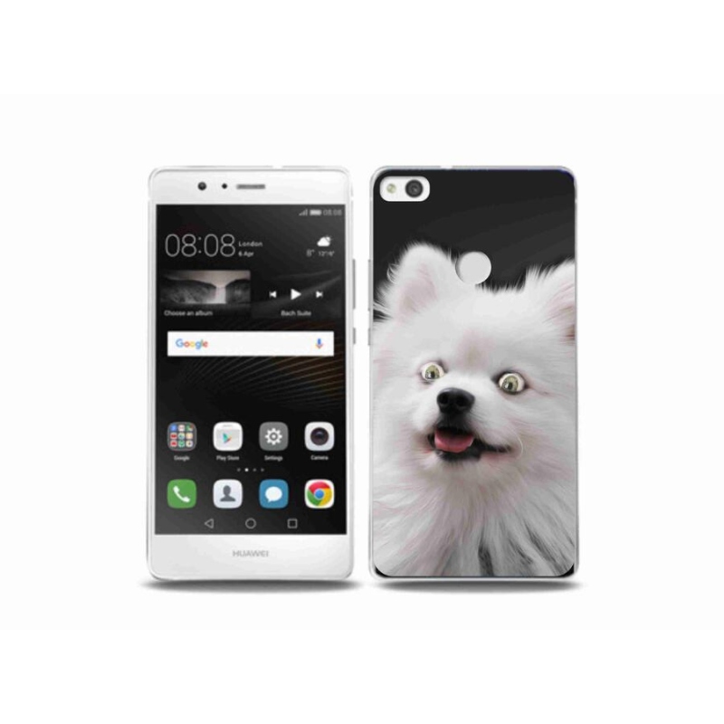 Gelový kryt mmCase na mobil Huawei P9 Lite (2017) - bílý špic