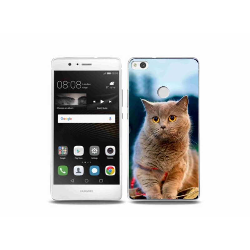 Gelový kryt mmCase na mobil Huawei P9 Lite (2017) - britská modrá 2