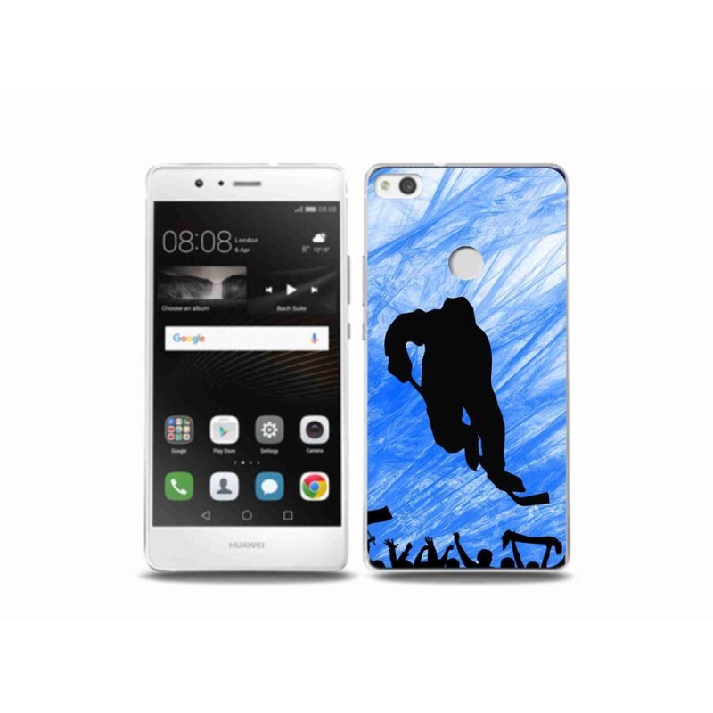 Gelový kryt mmCase na mobil Huawei P9 Lite (2017) - hokejový hráč