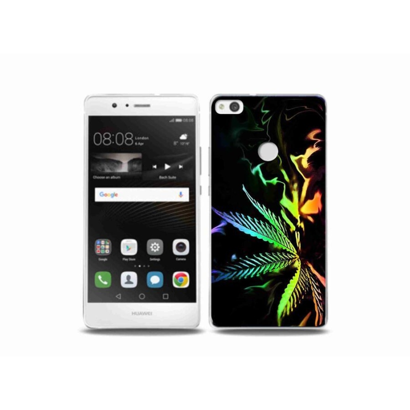 Gelový kryt mmCase na mobil Huawei P9 Lite (2017) - konopí 2