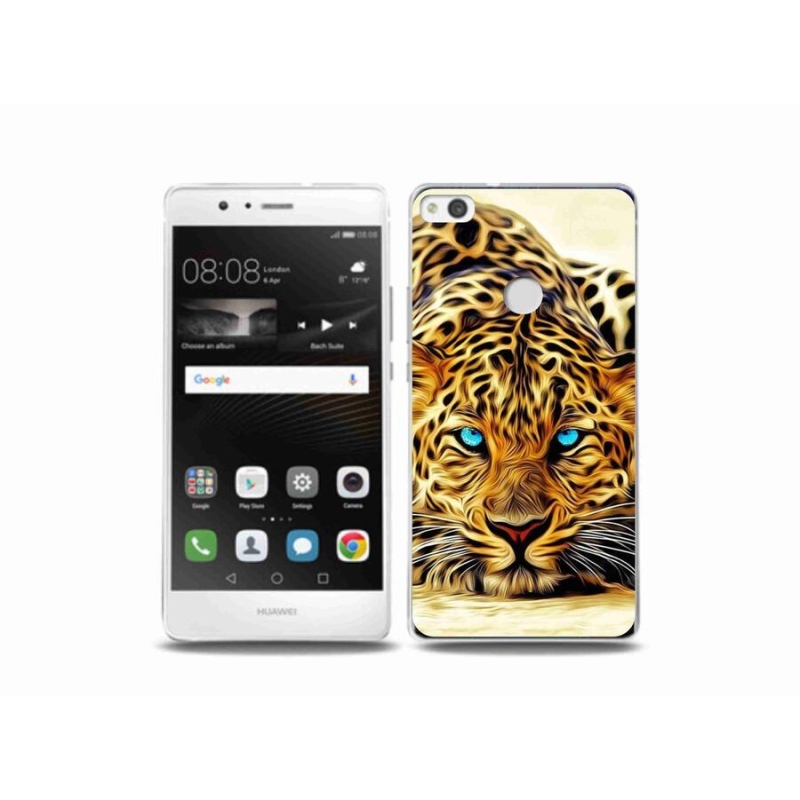 Gelový kryt mmCase na mobil Huawei P9 Lite (2017) - kreslený tygr
