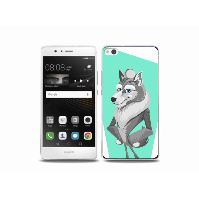 Gelový kryt mmCase na mobil Huawei P9 Lite (2017) - kreslený vlk