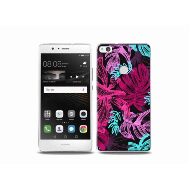Gelový kryt mmCase na mobil Huawei P9 Lite (2017) - květiny 1