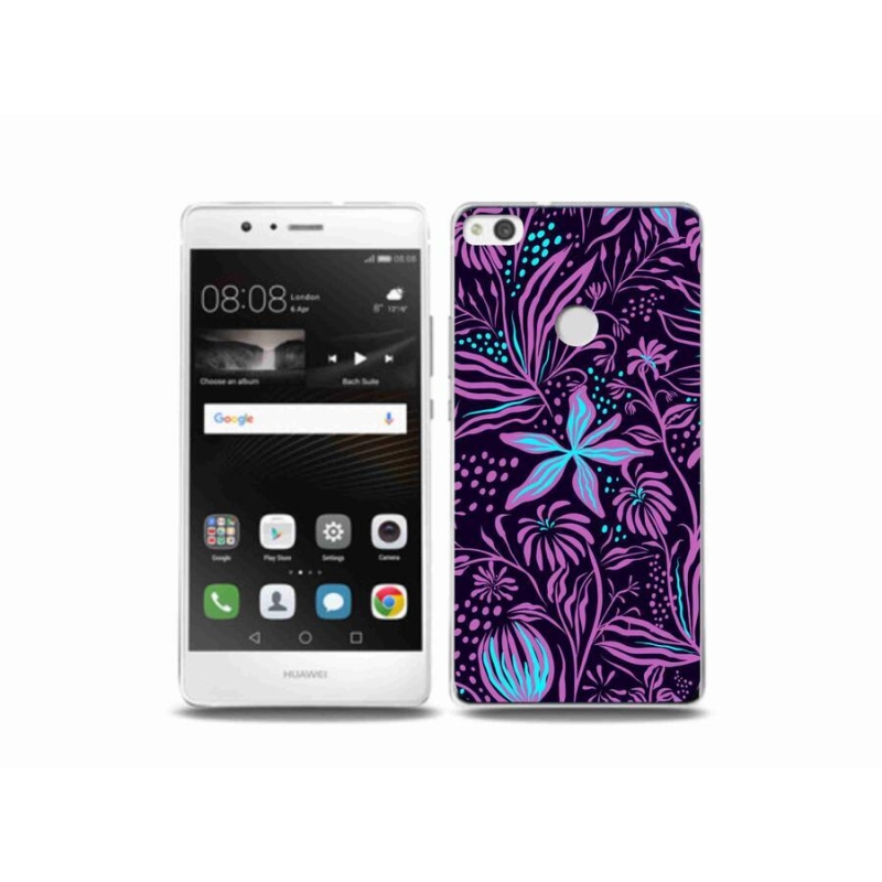 Gelový kryt mmCase na mobil Huawei P9 Lite (2017) - květiny 2