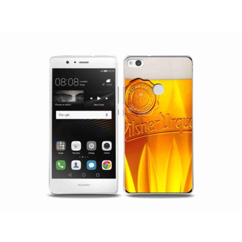 Gelový kryt mmCase na mobil Huawei P9 Lite (2017) - pivo