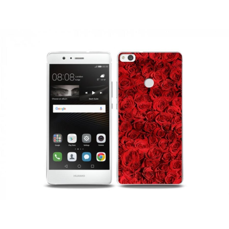 Gelový kryt mmCase na mobil Huawei P9 Lite (2017) - růže