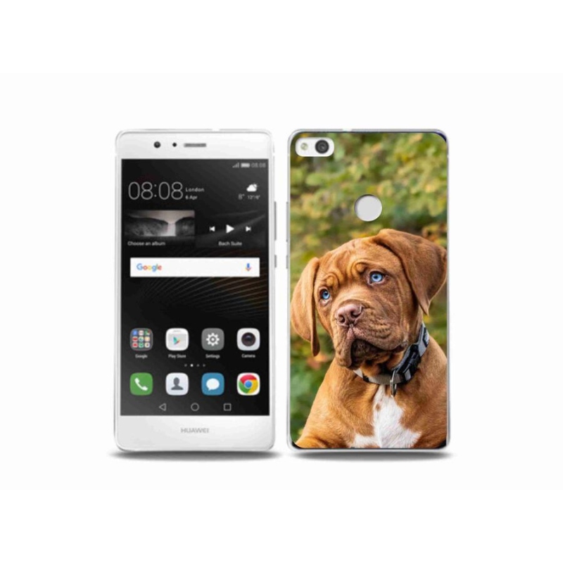 Gelový kryt mmCase na mobil Huawei P9 Lite (2017) - štěně
