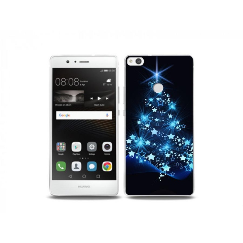 Gelový kryt mmCase na mobil Huawei P9 Lite (2017) - vánoční stromek