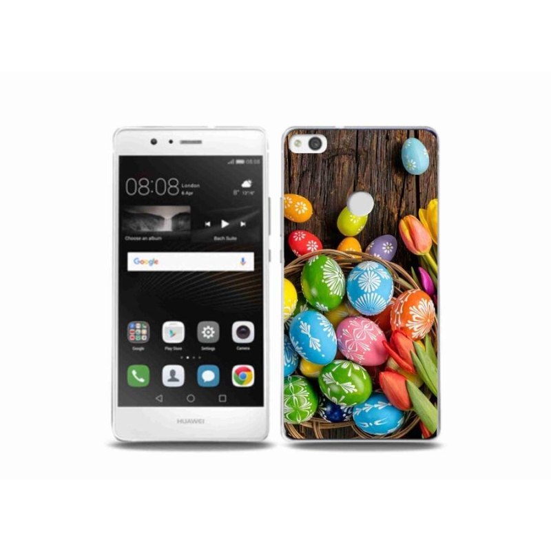 Gelový kryt mmCase na mobil Huawei P9 Lite (2017) - velikonoční vajíčka
