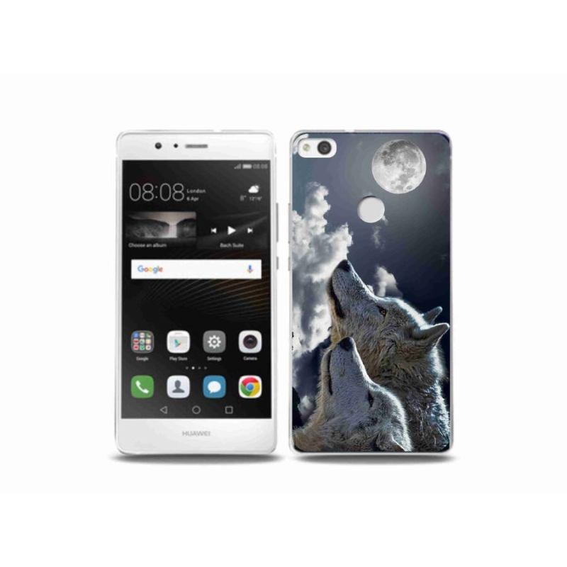 Gelový kryt mmCase na mobil Huawei P9 Lite (2017) - vlci
