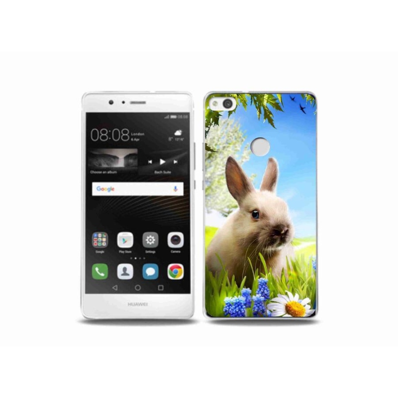 Gelový kryt mmCase na mobil Huawei P9 Lite (2017) - zajíček