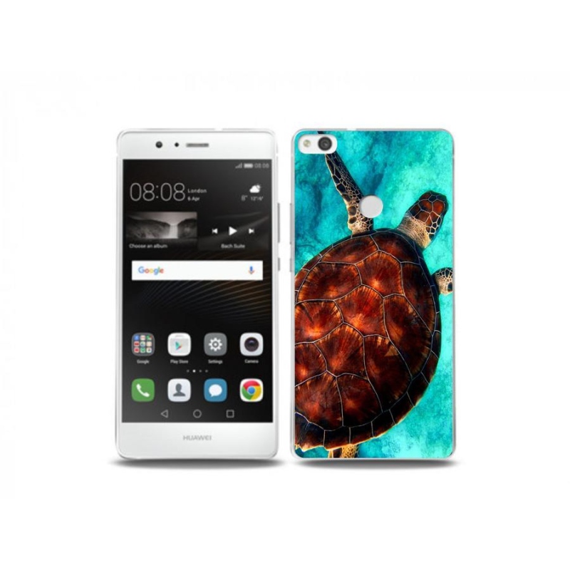 Gelový kryt mmCase na mobil Huawei P9 Lite (2017) - želva