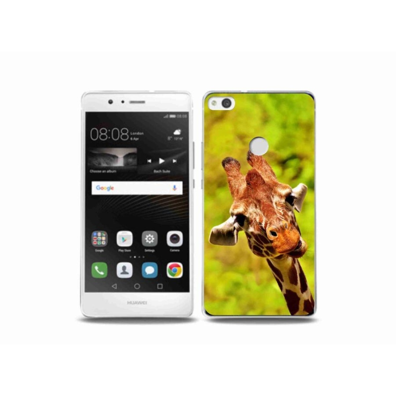 Gelový kryt mmCase na mobil Huawei P9 Lite (2017) - žirafa
