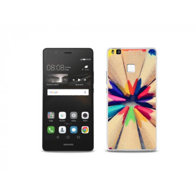 Gelový kryt mmCase na mobil Huawei P9 Lite - pastelky