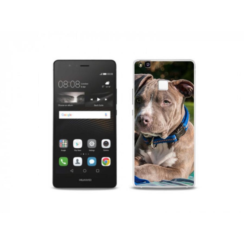 Gelový kryt mmCase na mobil Huawei P9 Lite - pitbull