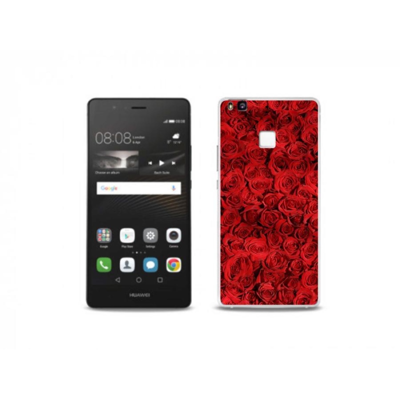 Gelový kryt mmCase na mobil Huawei P9 Lite - růže
