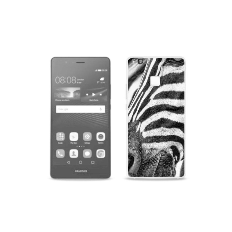 Gelový kryt mmCase na mobil Huawei P9 Lite - zebra