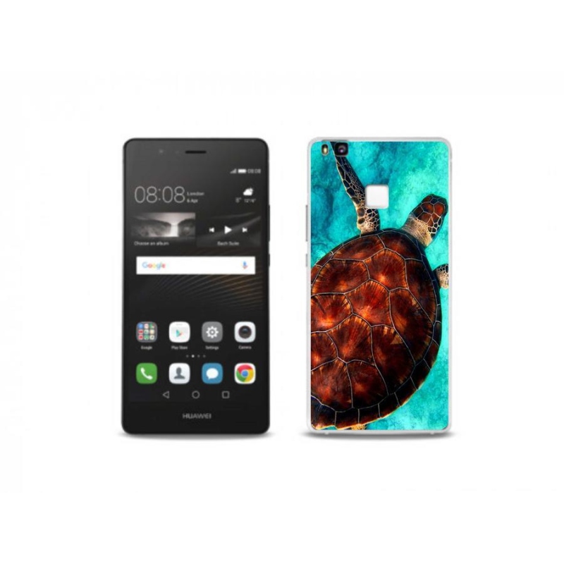 Gelový kryt mmCase na mobil Huawei P9 Lite - želva