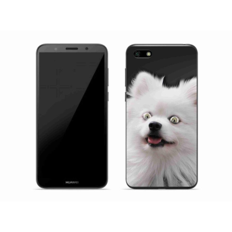 Gelový kryt mmCase na mobil Huawei Y5 (2018) - bílý špic