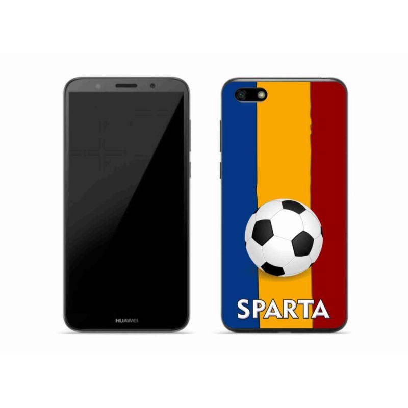 Gelový kryt mmCase na mobil Huawei Y5 (2018) - fotbal 1