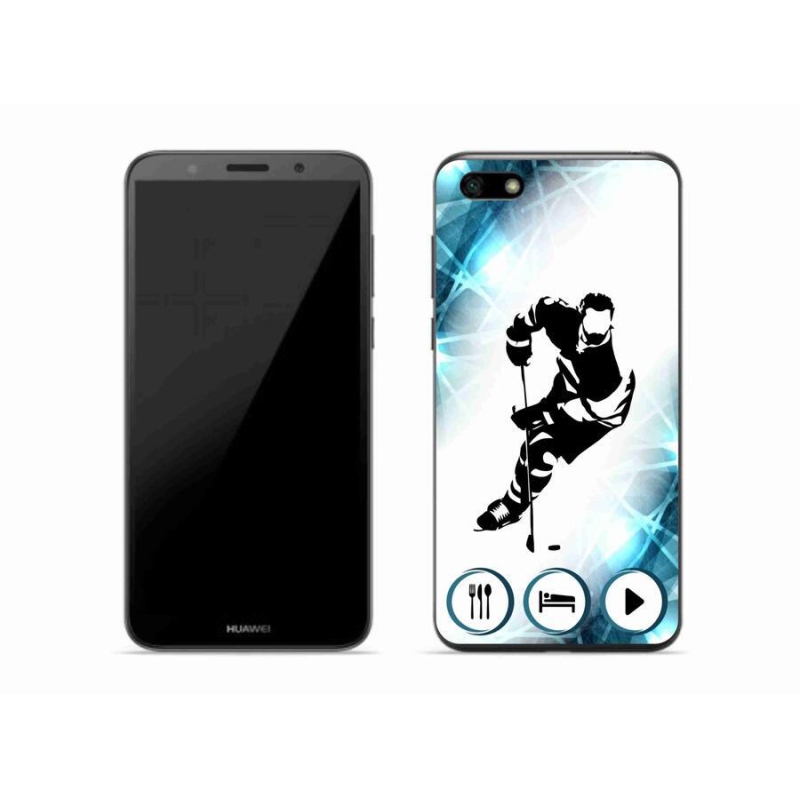 Gelový kryt mmCase na mobil Huawei Y5 (2018) - hokej 1