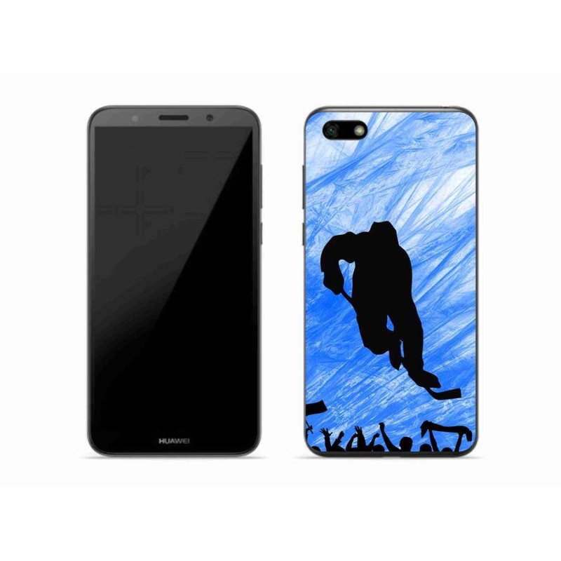 Gelový kryt mmCase na mobil Huawei Y5 (2018) - hokejový hráč