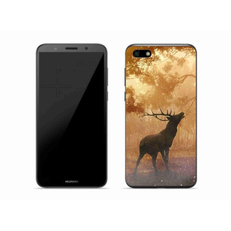 Gelový kryt mmCase na mobil Huawei Y5 (2018) - jelen v říji