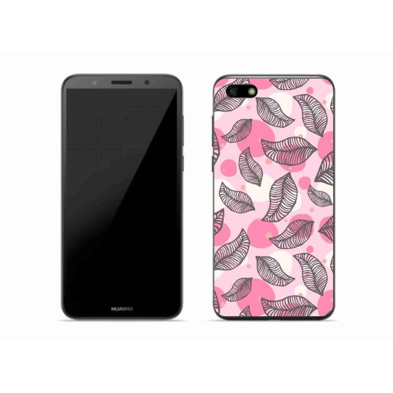 Gelový kryt mmCase na mobil Huawei Y5 (2018) - kreslené padající listy